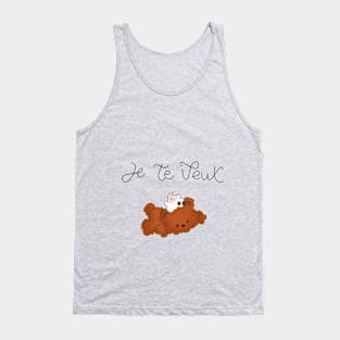 bear with ice cream Tank Top